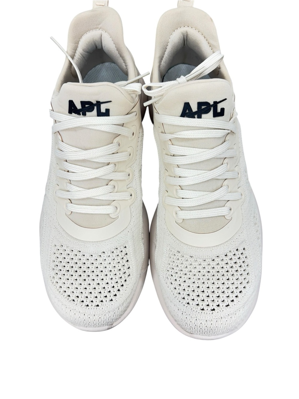 APL TechLoom Tracer Women’s Size 6 Cream Beige Knit Training Running Shoes